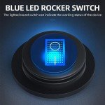 Waterproof 12V LED Rocker Switch - 2 Pack