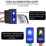 Custom 6-Pack Laser Etched Rocker Switches 12V/24V