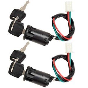 HIAORS 4 Wire Ignition Key Switch Set for ATVs