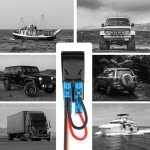 2PCS 12V Marine Boat Rocker Switch with LED