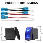 LED Rocker Switch for ATVs and Vehicles