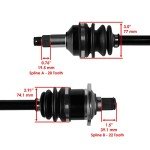 Caltric CV Joint Axles for Arctic Cat 400