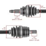 Caltric Complete CV Joint Axles for Honda Rancher