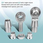 Heim Joint Rod End Kit with Chromoly Joints