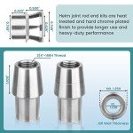 Heim Joint Rod End Kit with Chromoly Joints