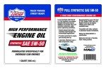 Lucas Oil Synthetic SAE 5W50 Oil - 1 Quart