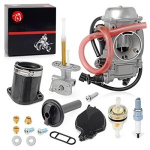 Carburetor and Fuel Valve Kit for Kawasaki Prairie