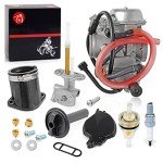 Carburetor and Fuel Valve Kit for Kawasaki Prairie