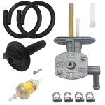 Fuel Cock Assembly & Lever for Kawasaki Prairie