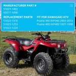 Fuel Cock Assembly & Lever for Kawasaki Prairie