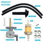 Fuel Cock Assembly & Lever for Kawasaki Prairie