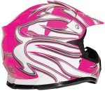 Typhoon Kids Pink Offroad Helmet & Goggles Set