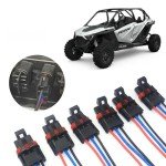 Bus Bar Pulse Power Plugs Pigtail Replacement for Polaris Plug 2018 2019 2020 2021 2022 2023 2024 Ranger XP 1000 / RZR/Pro RS1 General Bus Bar Harness Pigtail Connectors