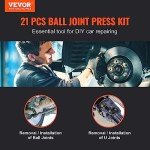 VEVOR 21-Piece Ball Joint Press Tool Kit