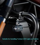 ATV Whip Light Mounts - 2 Pack Aluminum