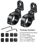 ATV Whip Light Mounts - 2 Pack Aluminum