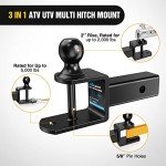 Nilight 3-in-1 ATV/UTV Multi Hitch Mount