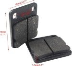 Black Rear Disc Brake Shoes for Chinese ATVs
