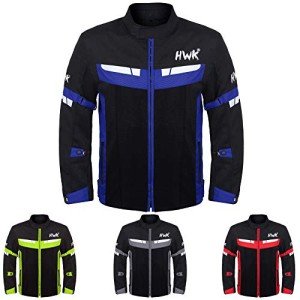 Breathable Mesh Motorcycle Jacket for Bikers - XL Blue