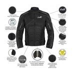 Men’s Weather-Resistant Dual Sport Motorcycle Jacket