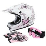 Youth Motocross ATV Helmet with Goggles and Gloves
