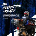 Breathable Mesh Motorcycle Jacket for Bikers - XL Blue