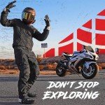 Men’s Weather-Resistant Dual Sport Motorcycle Jacket