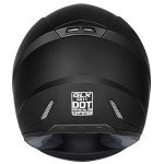 GLX GX11 Lightweight Full Face Helmet - Matte Black