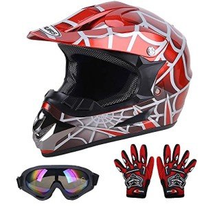 Youth ATV Helmet with Goggles and Gloves