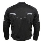 Milwaukee Leather Men's Black Armored Motorcycle Jacket