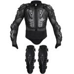 Men's ATV Protective Jacket & Knee Pad Set