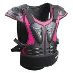Kids Dirt Bike Chest Protector Vest - Black/Pink