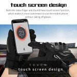 Air Flow Steel Knuckle Touchscreen Motorcycle Gloves