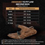 Men's Leather Touchscreen Motorcycle Gloves - All-Weather