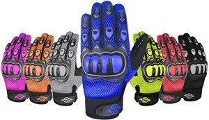 Alpha Cycle Gear Moto Sports Gloves - Black/Blue