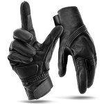 Benlari Warm Waterproof Leather Motorcycle Gloves