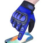 Alpha Cycle Gear Moto Sports Gloves - Black/Blue