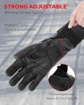 Benlari Warm Waterproof Leather Motorcycle Gloves