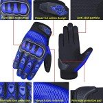Alpha Cycle Gear Moto Sports Gloves - Black/Blue