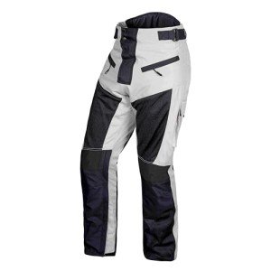 Men's Gray Mesh Motorcycle Pants for Summer Riding
