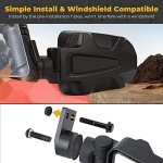 KEMIMOTO Adjustable Side Mirrors for Polaris RZR