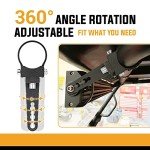 XJMOTO 1.75” Side Roll Cage Light Mounts