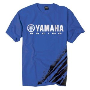 Yamaha Flare Blue Cotton ATV Crew Neck Tee