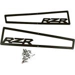 2014-2018 Polaris RZR XP 1000 XP4 1000 & Turbo Side Vent Covers Includes Stainless Steel Hardware"Anodized Black Aluminium"1 Pair