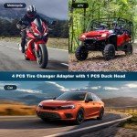 4-Pack Tire Changer Adapters for ATV & Motorcycle