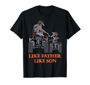 Father-Son Quad Bike ATV Gift T-Shirt