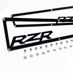 2014-2018 Polaris RZR XP 1000 XP4 1000 & Turbo Side Vent Covers Includes Stainless Steel Hardware"Anodized Black Aluminium"1 Pair
