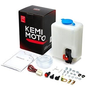 KEMIMOTO Universal ATV Windshield Washer Kit 12V