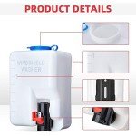 KEMIMOTO Universal ATV Windshield Washer Kit 12V