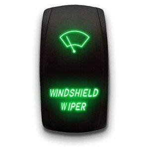 Green Toggle Switch for ATV Windshield Wiper 20A